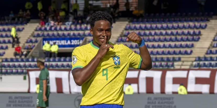 ENdrick está defendendo a seleção sub23 (Reprodução: Internet) ENdrick está defendendo a seleção sub23 (Reprodução: Internet)