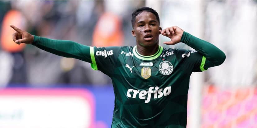 Endrick já está se preparando para ir ao Real Madrid (Reprodução: Internet) Endrick já está se preparando para ir ao Real Madrid (Reprodução: Internet)