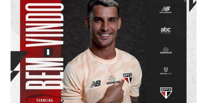 Ferreirinha chega ao São Paulo de forma oficial - (Foto: Reprodução / Internet) Ferreirinha chega ao São Paulo de forma oficial - (Foto: Reprodução / Internet)