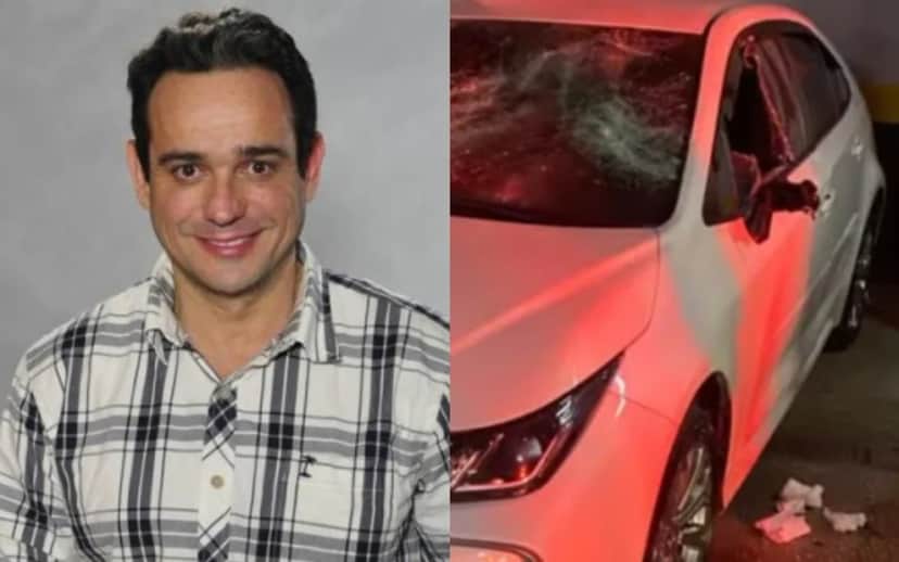 Ex-mulher de ator da Globo, Hugo Gross, destruiu carro e invadiu condomínio (Foto: Reprodução/ Internet) Ex-mulher de ator da Globo, Hugo Gross, destruiu carro e invadiu condomínio (Foto: Reprodução/ Internet)