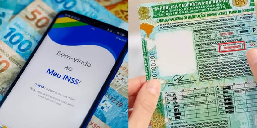 Novas leias anunciadas para reajuste do INSS e isenção da CNH (Reprodução: Montagem TV Foco) Novas leias anunciadas para reajuste do INSS e isenção da CNH (Reprodução: Montagem TV Foco)