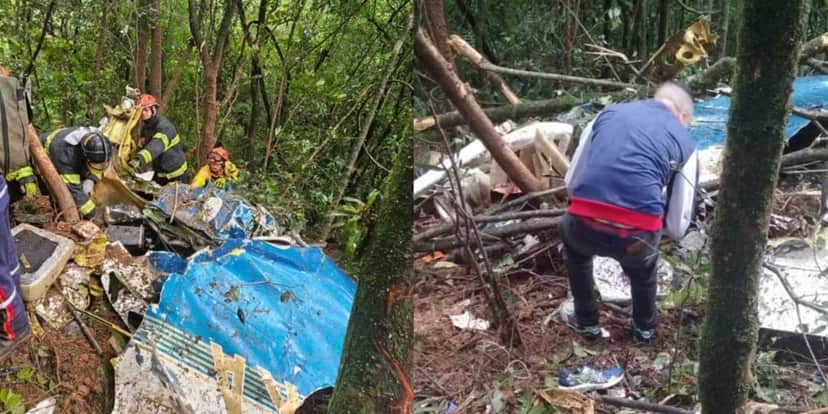 Avião cai em São Paulo e jornal da Globo confirma mortes - Foto: Reprodução/Internet Avião cai em São Paulo e jornal da Globo confirma mortes - Foto: Reprodução/Internet
