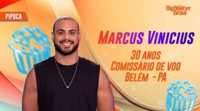 Marcus Vinicius, integrante do grupo Pipoca (Foto: Reprodução / Globo) Marcus Vinicius, integrante do grupo Pipoca (Foto: Reprodução / Globo)