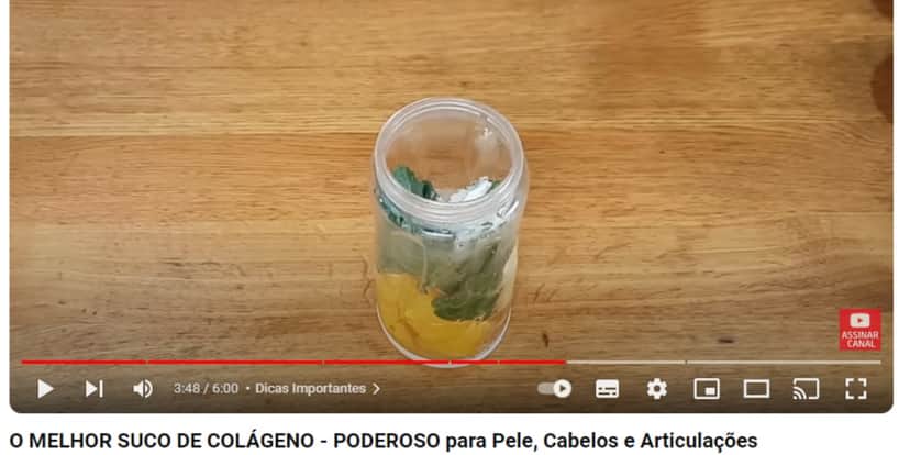 Receita para repor colágeno (Foto: Divulgação) Receita para repor colágeno (Foto: Divulgação)