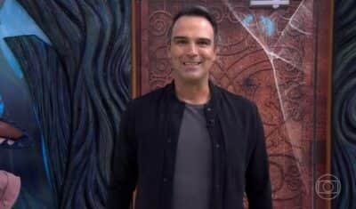 Tadeu Schmidt é o apresentador do BBB24 (Foto: Reprodução / Globo) Tadeu Schmidt é o apresentador do BBB24 (Foto: Reprodução / Globo)