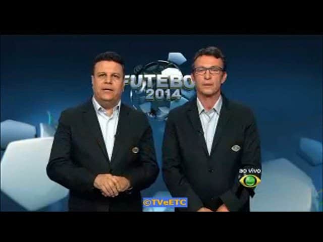 Téo José e Neto na transmissão da Band (Foto: Divulgação) Téo José e Neto na transmissão da Band (Foto: Divulgação)