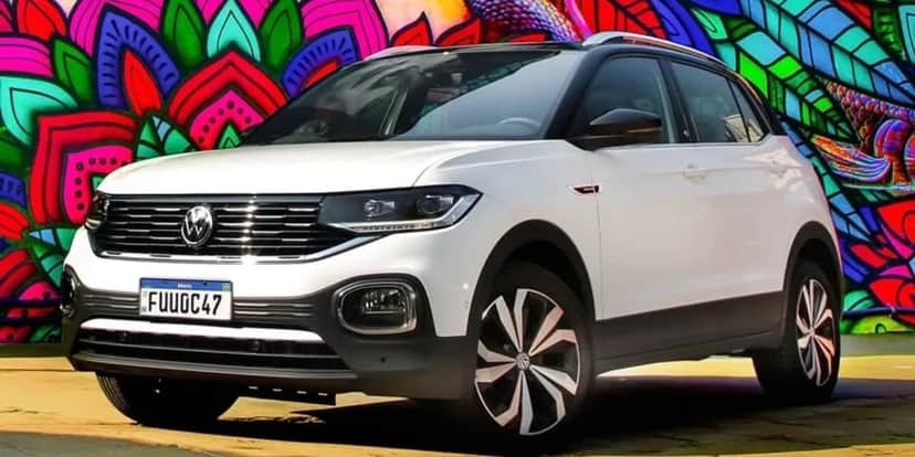 Volkswagen T-Cross foi o sexto mais vendido (Reprodução: Internet) Volkswagen T-Cross foi o sexto mais vendido (Reprodução: Internet)