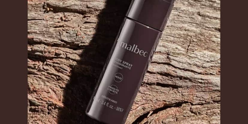 Body Spray Malbec (Reprodução/Internet) Body Spray Malbec (Reprodução/Internet)