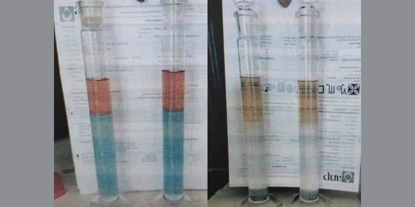 Vistoria verificou índices de etanol anidro acima do permitido (Foto: Polícia Civil/Divulgação) Vistoria verificou índices de etanol anidro acima do permitido (Foto: Polícia Civil/Divulgação)