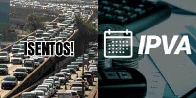 Lista de isentos do IPVA entra em vigor (Reprodução/Montagem TV Foco) Lista de isentos do IPVA entra em vigor (Reprodução/Montagem TV Foco)