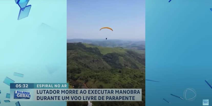 Reportagem do Balanço Geral sobre o caso de Caio Oliveira (Reprodução/Record) Reportagem do Balanço Geral sobre o caso de Caio Oliveira (Reprodução/Record)