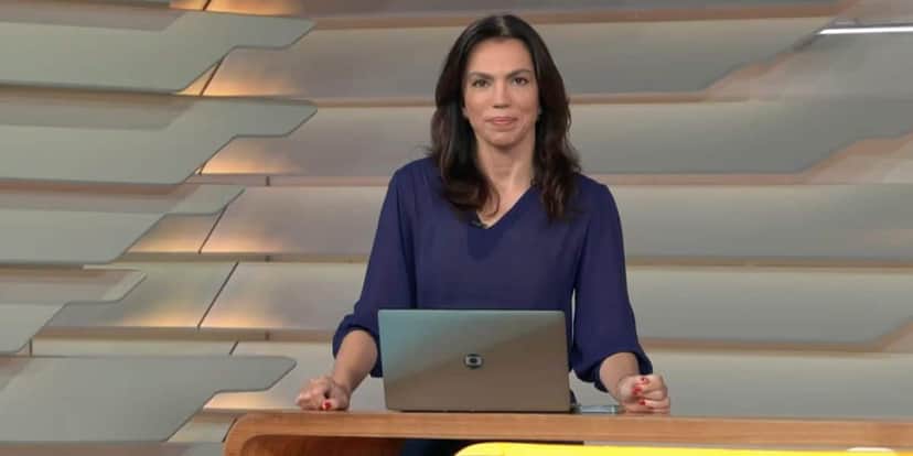 Ana Paula Araújo no Bom Dia Brasil (Foto: Reprodução / Globo) Ana Paula Araújo no Bom Dia Brasil (Foto: Reprodução / Globo)