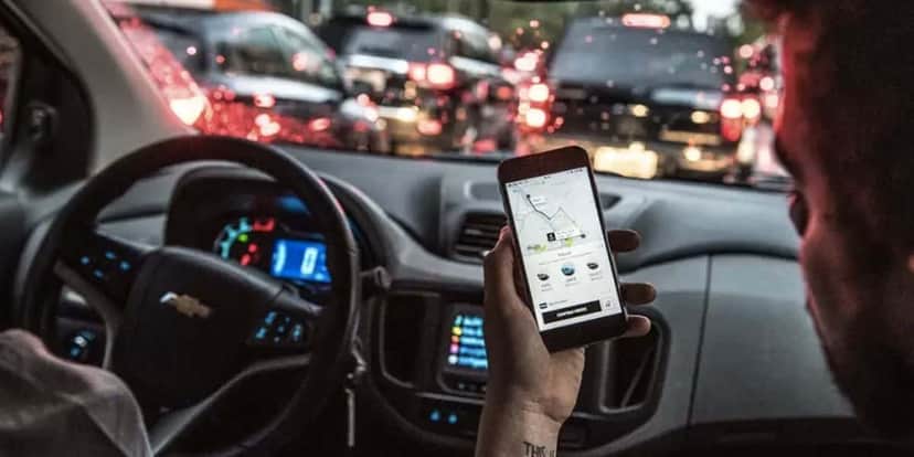 Aplicativo da Uber (Foto: Reprodução / Germano Lüders/Exame) Aplicativo da Uber (Foto: Reprodução / Germano Lüders/Exame)