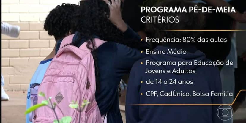 Critérios programa Pé-de-Meia (Foto: Reprodução / Globo) Critérios programa Pé-de-Meia (Foto: Reprodução / Globo)