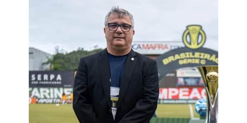Marco Antônio foi Vice Presidente da Federação Catarinense de Futebol (Foto: tvbrusque) Marco Antônio foi Vice Presidente da Federação Catarinense de Futebol (Foto: tvbrusque)