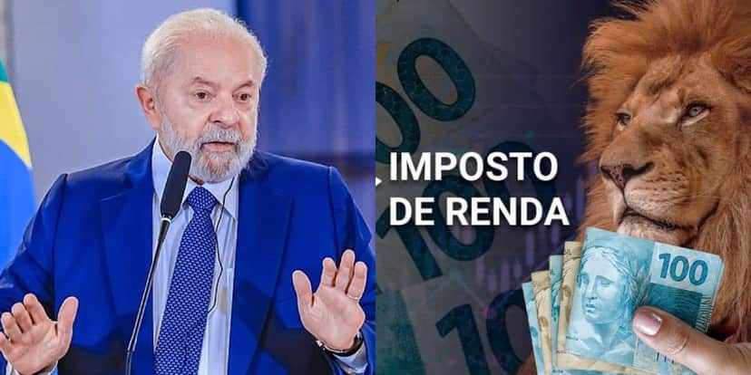 Lula com presente de mais 5 mil no Imposto de Renda (Reprodução: Montagem TV Foco) Lula com presente de mais 5 mil no Imposto de Renda (Reprodução: Montagem TV Foco)
