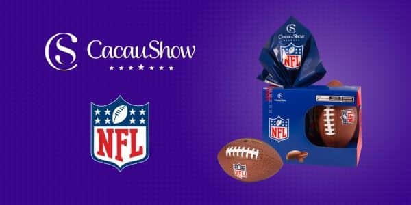 Ovo Chocoesportes NFL - (Reprodução Internet) Ovo Chocoesportes NFL - (Reprodução Internet)