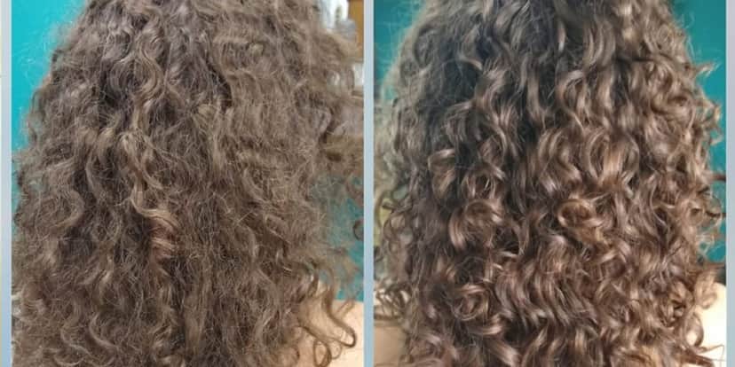 Cabelo antes e depois de uma hidratação (Foto: Reprodução/ Internet) Cabelo antes e depois de uma hidratação (Foto: Reprodução/ Internet)