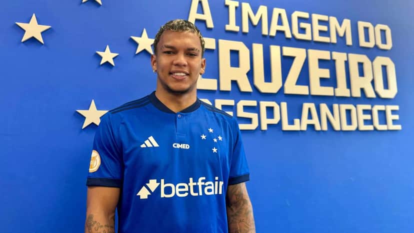 Gabriel Veron é uma das surpresas da janela do Cruzeiro (Foto: Divulgação) Gabriel Veron é uma das surpresas da janela do Cruzeiro (Foto: Divulgação)