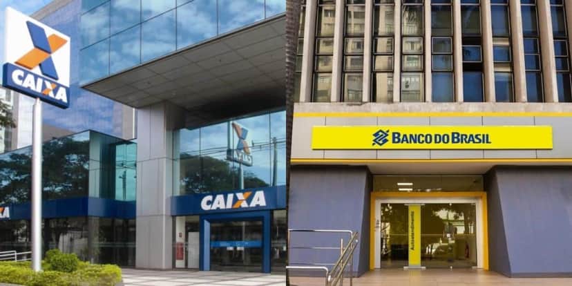 Caixa e banco do Brasil são dois dos principais bancos do país (Reprodução: Montagem TV Foco) Caixa e banco do Brasil são dois dos principais bancos do país (Reprodução: Montagem TV Foco)