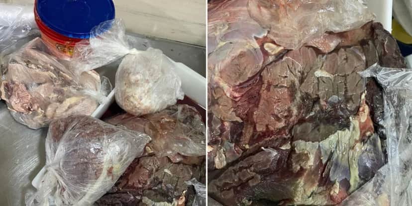 Carne apreendida pela Anvisa (Foto: Divulgação) Carne apreendida pela Anvisa (Foto: Divulgação)