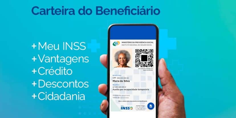 Carteirinha do INSS+ com diversos benefícios aos idosos e aposentados do programa (Reprodução: Internet) Carteirinha do INSS+ com diversos benefícios aos idosos e aposentados do programa (Reprodução: Internet)