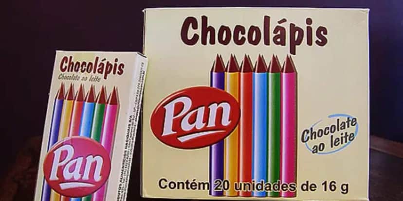 Chocolápis foi um dos sucessos da marca (Reprodução: Internet) Chocolápis foi um dos sucessos da marca (Reprodução: Internet)