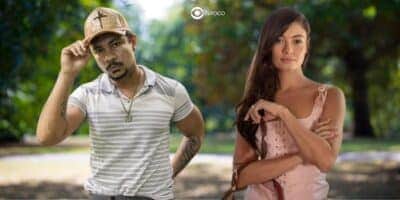 Damião (Xamã) e Eliana (Sophia Charlotte) em Renascer (Foto: Reprodução / Globo / Montagem TV Foco) Damião (Xamã) e Eliana (Sophia Charlotte) em Renascer (Foto: Reprodução / Globo / Montagem TV Foco)