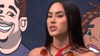 Isabelle fala sobre voto de Yasmin (Foto: Reprodução / Globoplay) Isabelle fala sobre voto de Yasmin (Foto: Reprodução / Globoplay)