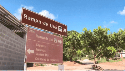 Rampa de Ubá em Castelo, é conhecida internacionalmente por atletas que praticam voo livre - Foto G1 Rampa de Ubá em Castelo, é conhecida internacionalmente por atletas que praticam voo livre - Foto G1