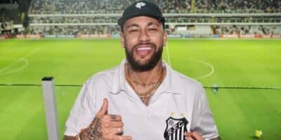 O jogador iniciou sua carreira no Santos (Reprodução: Internet) O jogador iniciou sua carreira no Santos (Reprodução: Internet)