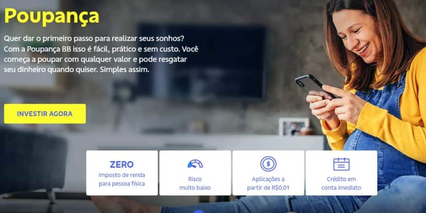 Poupança do Banco do Brasil com todas as novidades (Reprodução: Internet) Poupança do Banco do Brasil com todas as novidades (Reprodução: Internet)