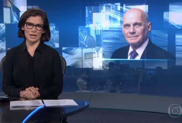 Renata Vasconcellos falou sobre a morte de Ricardo Boechat na Globo durante o Jornal Nacional (Foto: Reprodução/ Internet) Renata Vasconcellos falou sobre a morte de Ricardo Boechat na Globo durante o Jornal Nacional (Foto: Reprodução/ Internet)