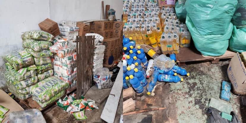Produtos em situação insalubre encontrado pela Vigilância Sanitária de Maceió (Foto: Divulgação) Produtos em situação insalubre encontrado pela Vigilância Sanitária de Maceió (Foto: Divulgação)