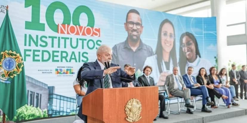 Projeto de Lula para abrir mais Institutos Federais pelo Brasil (Reprodução/Internet) Projeto de Lula para abrir mais Institutos Federais pelo Brasil (Reprodução/Internet)