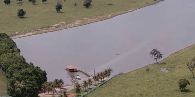 lago da propriedade (Reprodução/Internet) lago da propriedade (Reprodução/Internet)