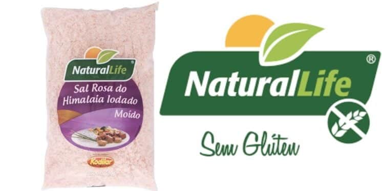 Sal rosa do himalaia da marca Naturalifr Kodilar(Foto Reprodução/ Internet/Naturallife) Sal rosa do himalaia da marca Naturalifr Kodilar(Foto Reprodução/ Internet/Naturallife)