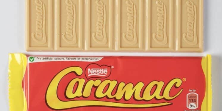 Chocolate Caramac da Nestlé (Reprodução/Internet) Chocolate Caramac da Nestlé (Reprodução/Internet)