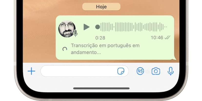 Transcrição de áudio (Reprodução/Blog do IPhone) Transcrição de áudio (Reprodução/Blog do IPhone)