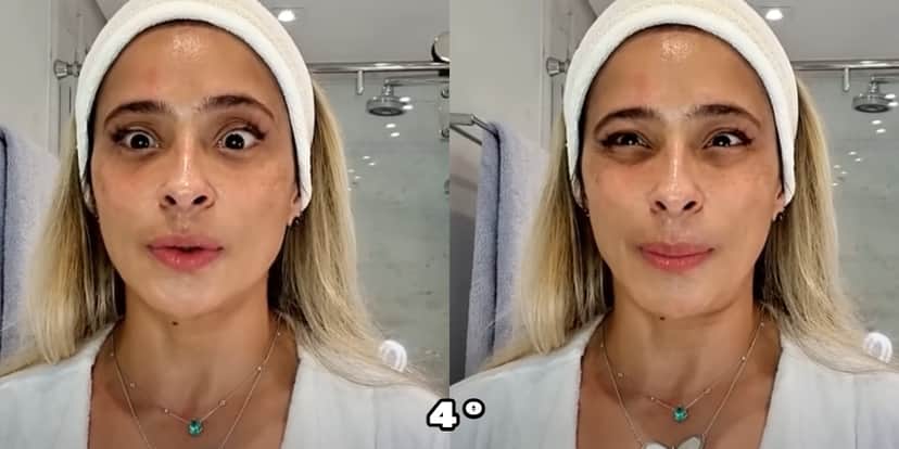 Movimentos da harmonização facial caseira (Foto: Divulgação) Movimentos da harmonização facial caseira (Foto: Divulgação)