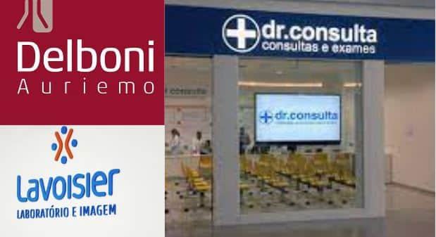 Lavoisier, Delboni, Dr. Consulta são referências em laboratórios (Foto Reprodução/Montagem/Tv Foco) Lavoisier, Delboni, Dr. Consulta são referências em laboratórios (Foto Reprodução/Montagem/Tv Foco)