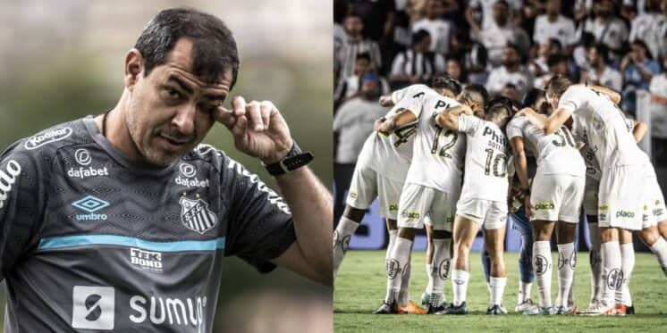 Carille é treinador do Santos - Foto: Montagem Carille é treinador do Santos - Foto: Montagem