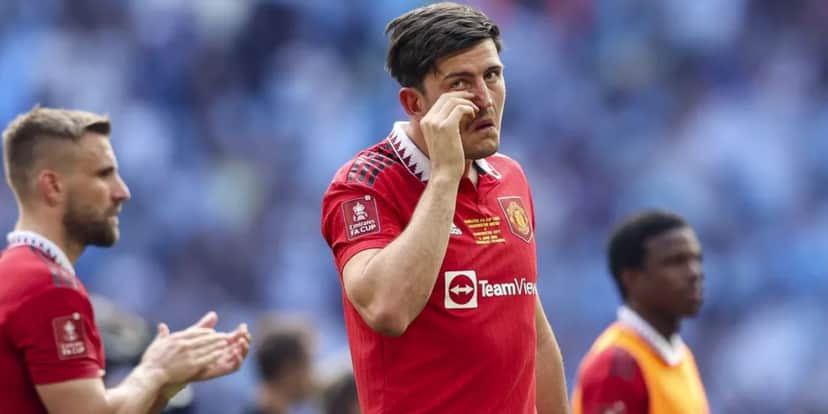 Zagueiro Harry Maguire não é mais o capitão do Manchester United — Foto: Getty Images Zagueiro Harry Maguire não é mais o capitão do Manchester United — Foto: Getty Images