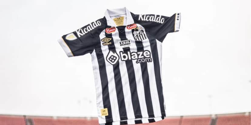 Camisa do Santos - Foto Reprodução Internet Camisa do Santos - Foto Reprodução Internet