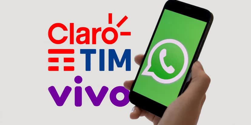 WhatsApp - Claro, Vivo e TIM (Foto: Reprodução, Montagem - TV Foco) WhatsApp - Claro, Vivo e TIM (Foto: Reprodução, Montagem - TV Foco)
