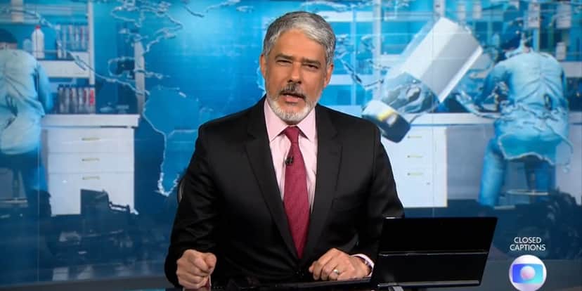 Willian Bonner escancarou nova regra da ANVISA no JN - Foto: Globo Willian Bonner escancarou nova regra da ANVISA no JN - Foto: Globo