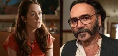 Dona Patroa e Rachid em Renascer (Foto: Reprodução / Globo) Dona Patroa e Rachid em Renascer (Foto: Reprodução / Globo)