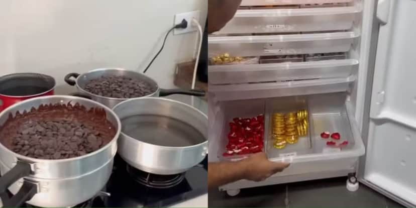 Polícia fecha fábrica de chocolate com cogumelo alucinógeno em SP - Foto: Reprodução vídeo/ Deic Polícia fecha fábrica de chocolate com cogumelo alucinógeno em SP - Foto: Reprodução vídeo/ Deic