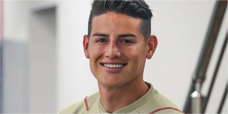 James Rodriguez, jogador do São Paulo, é alvo do Santos - (Foto: Reprodução / Internet) James Rodriguez, jogador do São Paulo, é alvo do Santos - (Foto: Reprodução / Internet)