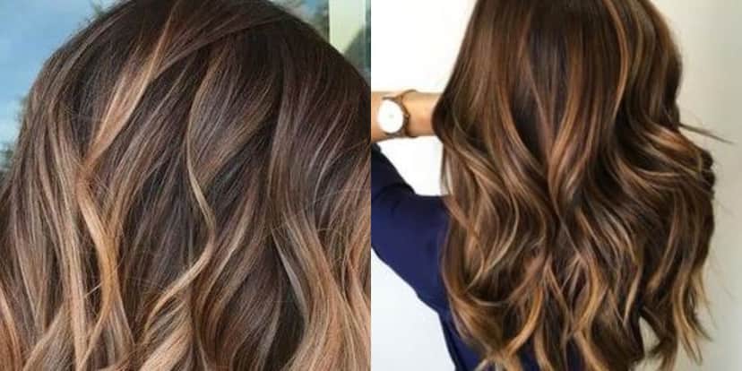 As madeixas são os fios de cabelo nas pontas com cores diferentes da original (Reprodução: Montagem TV Foco) As madeixas são os fios de cabelo nas pontas com cores diferentes da original (Reprodução: Montagem TV Foco)